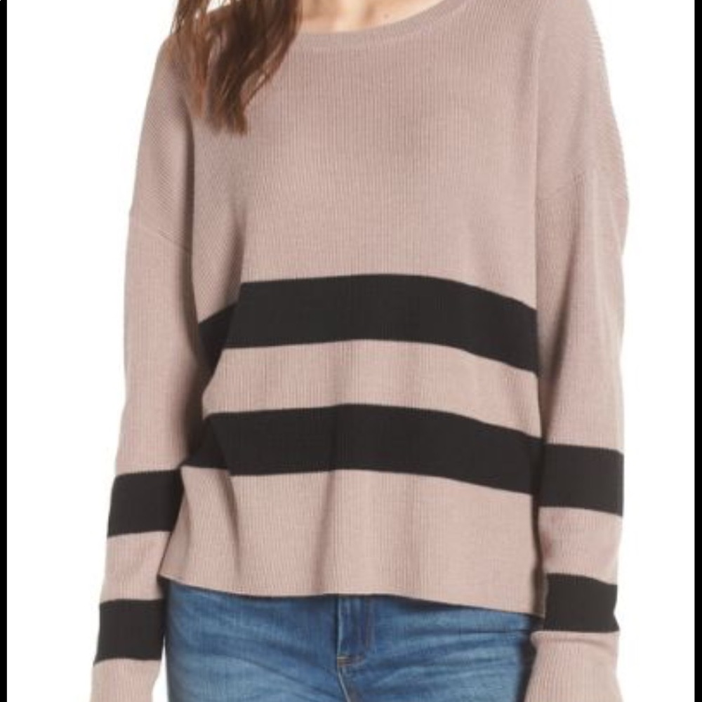 BP. | Varsity Stripe Sweater 1X